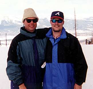 Richard & John Skiing