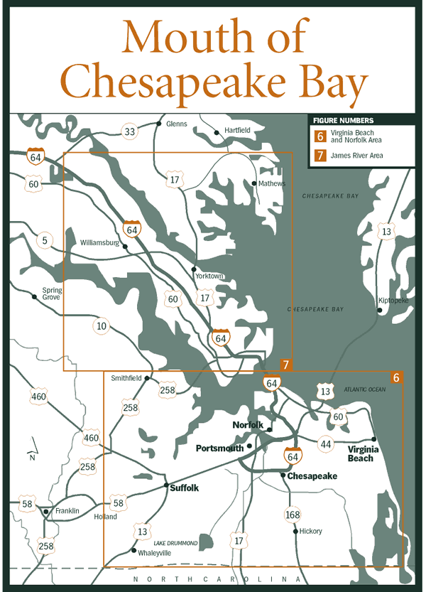 Chesapeake Bay Map. Sherpa Guides | Chesapeake Bay