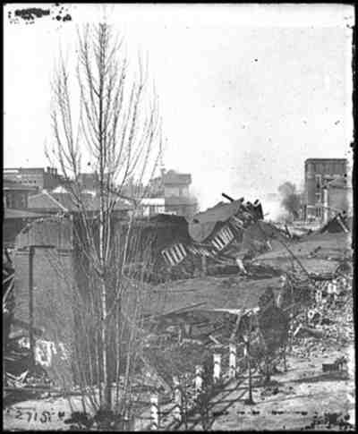 Ruins of Atlanta depot.