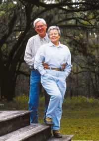 Leon Neel and his wife Julie built a house in the Red Hills over 30 years ago. Photo by Richard T. Bryant. Email richard_t_bryant@mindspring.com