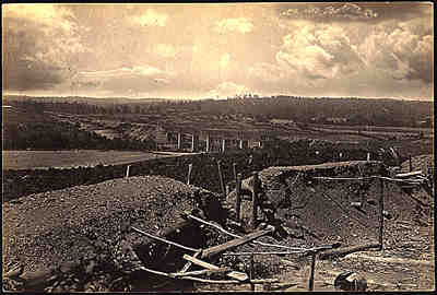 South bank of the Chattahoochee River, 1865, by George Barnard.