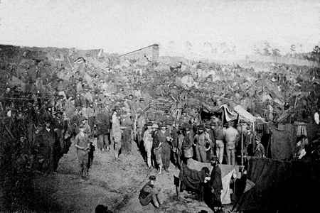 Prisoners at Andersonville.