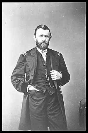 Union General U. S. Grant, who personally commanded Federal forces trapped in Chattanooga. His first move was to open supply lines by a sneak night attack on the Tennessee River.