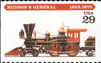 Stamp comemorating the "General."