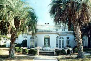 Spalding  engineered a tide-powered mill and constructed a huge mansion at the south end of the island out of tabby.