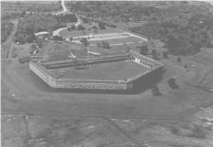 Fort Pulaski National Monument still bears scars from shelling by Union guns. 