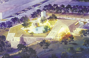 An artist’s rendering of the planned Flint RiverCenter. Rendering courtesy of Albany Tomorrow, Inc.