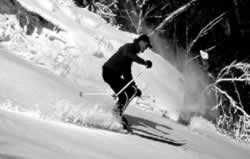 Moses H. Cone Memorial Park is close to excellent skiing opportunities during winter in nearby Blowing Rock, North Carolina.