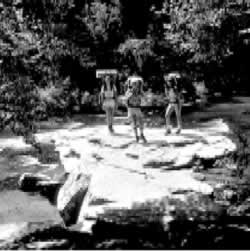 Hikers enjoy Linville Gorge